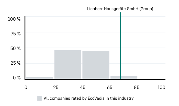 Classement Liebherr EcoVadis : Or